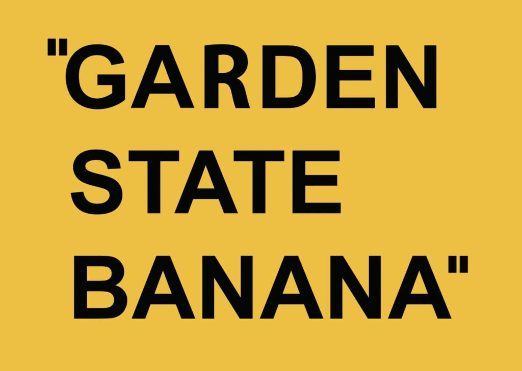 garden state banana logo